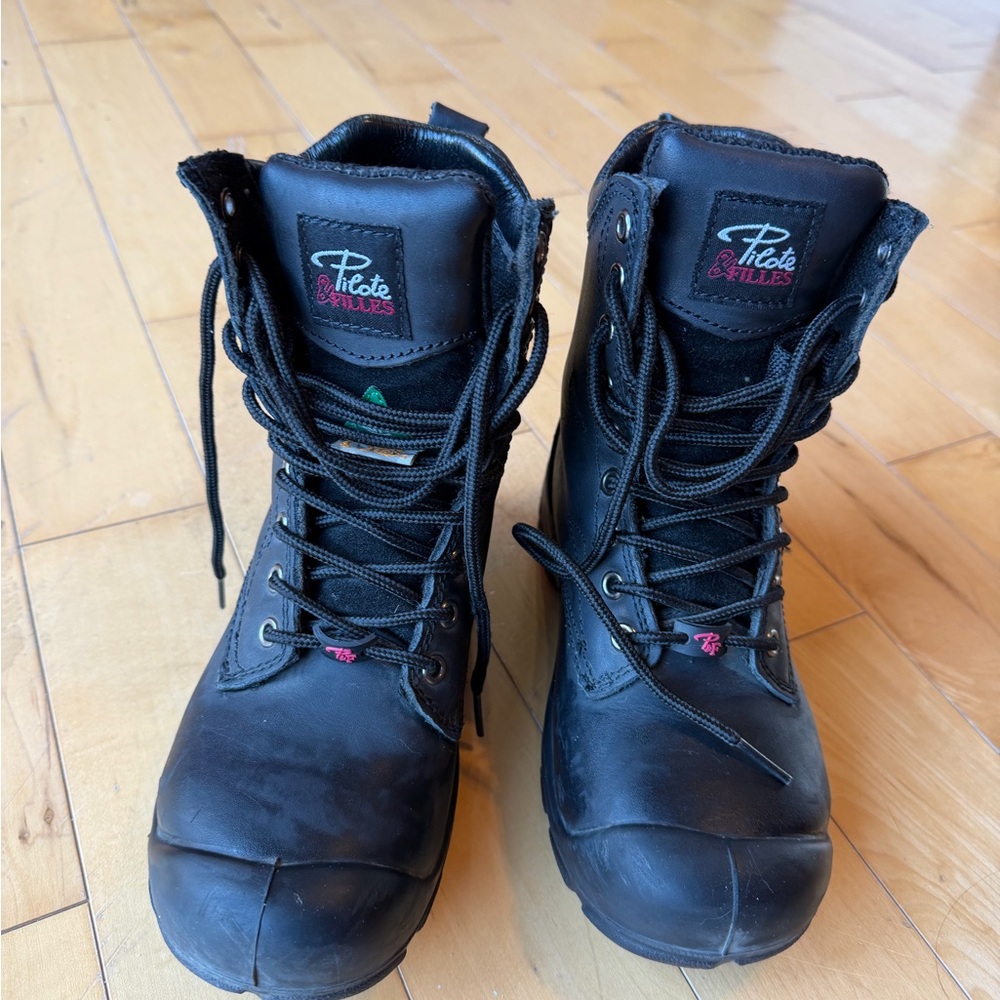 Working boots with steel toe - Picture 2 of 5